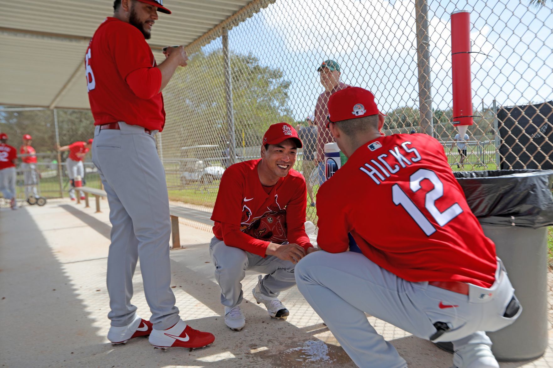 First official workout of Cardinals spring training